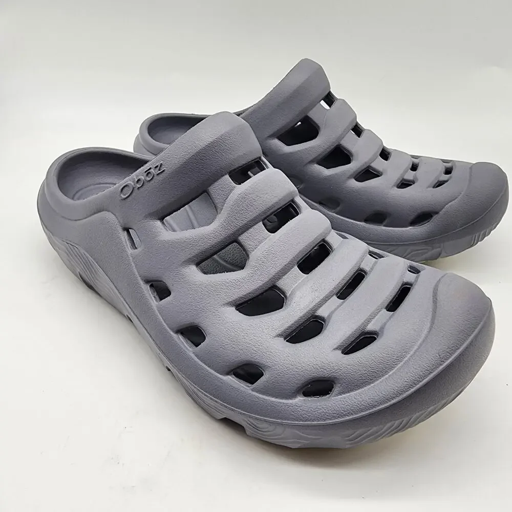 Oboz Whakata Coast Sandals‎ Women's 7 Mineral Gray Comfort Slides Slip-on Shoes